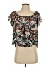 Townsen Teal Short Sleeve Silk Top Size XS - photo 1