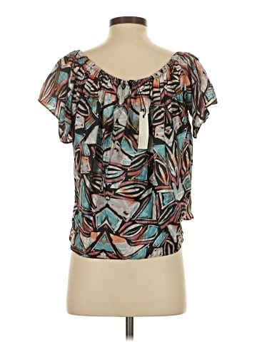 Townsen Short Sleeve Silk Top (view 2)