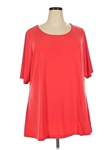 Susan Graver Short Sleeve Top (view 1)