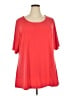 Susan Graver Red Short Sleeve Top Size 2X - photo 1