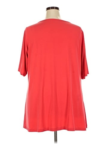 Susan Graver Short Sleeve Top (view 2)