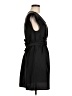 H&M 100% Polyester Solid Black Casual Dress Size 8 - photo 4