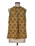 Max Studio 100% Polyester Yellow Sleeveless Blouse Size M - photo 1