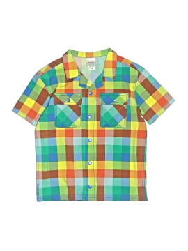 Hanna Andersson Short Sleeve Button Down Shirt
