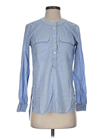 Ann Taylor LOFT Long Sleeve Henley (view 1)