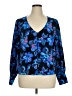 Sanctuary 100% Polyester Blue Long Sleeve Blouse Size XL - photo 1