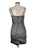 Cindy Metallic Gray Cocktail Dress Size M - photo 2