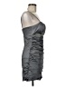 Cindy Metallic Gray Cocktail Dress Size M - photo 4