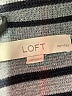 Ann Taylor LOFT 100% Cotton Stripes Gray Blazer Size XS - photo 6
