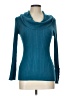 It's Our Time Teal Turtleneck Sweater Size L - photo 1