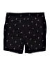 British Khaki Hearts Black Shorts Size 18 - photo 2