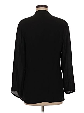 Theory 3/4 Sleeve Silk Top (view 2)