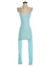 Daisy Color Block Teal Jumpsuit Size S - photo 1