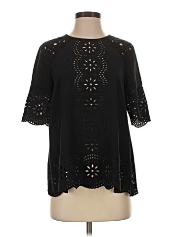 Kate Spade New York Short Sleeve Silk Top (view 1)