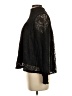 Blue Tassel 100% Nylon Black Long Sleeve Blouse Size S - photo 5