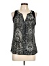 Sanctuary 100% Polyester Black Sleeveless Blouse Size L - photo 1