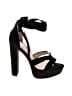 Allegra K Black Sandals Size 8 - photo 1