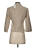 Ann Taylor LOFT 100% Cotton Tan Blazer Size 0 - photo 2