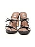G.C. Shoes Black Sandals Size 7 1/2 - photo 2
