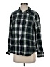 L.L.Bean Plaid Green Long Sleeve Button-Down Shirt Size S - photo 1