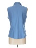 B. Moss Blue Sleeveless Blouse Size L - photo 2