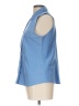 B. Moss Blue Sleeveless Blouse Size L - photo 5