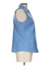 B. Moss Blue Sleeveless Blouse Size L - photo 4