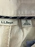 L.L.Bean Solid Ivory Khaki Shorts Size 16 - photo 3