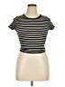 Aura Black Short Sleeve Top Size XL - XXL - photo 1