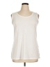 Jones Studio Ivory Sleeveless T-Shirt Size XL - photo 1