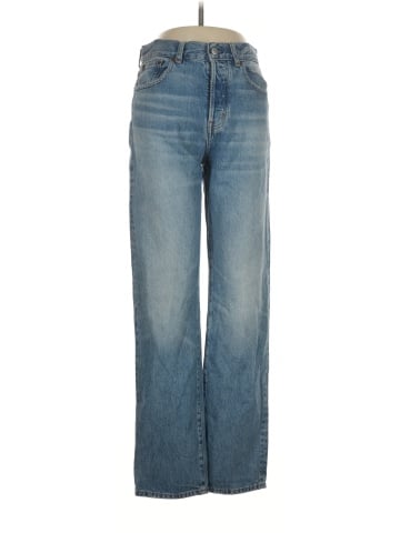 Madewell The Longline Straight Jean in Atlin Wash (view 1)