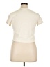 Express Ivory Short Sleeve Top Size XL - photo 2
