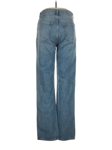 Madewell The Longline Straight Jean in Atlin Wash (view 2)