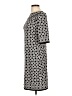 Max Studio Graphic Black Casual Dress Size L - photo 5