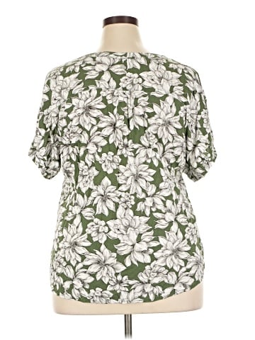 Anne Klein Short Sleeve Blouse (view 2)