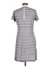 Sail to Sable Stripes Gray Casual Dress Size L - photo 2