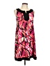 Style&Co Graphic Pink Cocktail Dress Size Lg Petite - photo 1