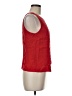 Milly 100% Silk Red Sleeveless Silk Top Size 6 - photo 4