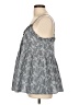 Doe & Rae Silver Sleeveless Blouse Size L - photo 5