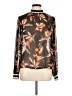 French Connection 100% Polyester Black Long Sleeve Blouse Size 10 - photo 1
