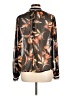 French Connection 100% Polyester Black Long Sleeve Blouse Size 10 - photo 2