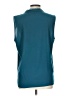 T Tahari Teal Sleeveless Blouse Size L - photo 2