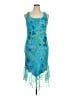 Sangria Blue Cocktail Dress Size 16 - photo 1