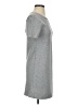 Zara Solid Gray Casual Dress Size S - photo 4