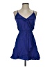Express 100% Rayon Blue Cocktail Dress Size XS - photo 1