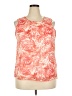 Vicki Wayne 100% Polyester Orange Sleeveless Blouse Size 18 - photo 1