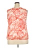 Vicki Wayne 100% Polyester Orange Sleeveless Blouse Size 18 - photo 2