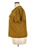 Nine West 100% Polyester Gold Short Sleeve Blouse Size XXL - photo 5