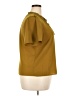 Nine West 100% Polyester Gold Short Sleeve Blouse Size XXL - photo 4
