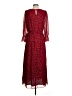Gibson Latimer 100% Polyester Red Casual Dress Size S - photo 2